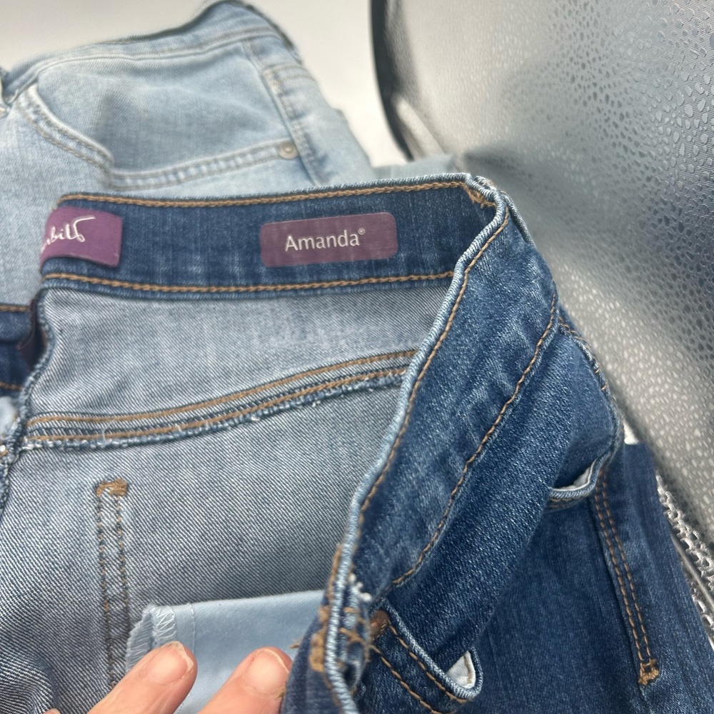 Gloria Vanderbilt Amanda Jeans Size 10 Women Denim Pants Lot 5 Pair” - Picture 11 of 12